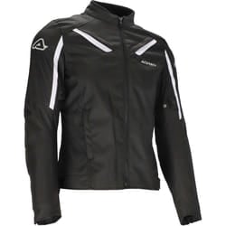 Acerbis X-Mat Giacca tessile moto, nero-bianco, dimensione M per uomo