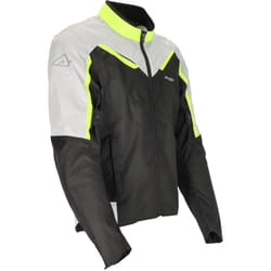 Acerbis X-Mat Giacca tessile moto, grigio-giallo, dimensione S per uomo