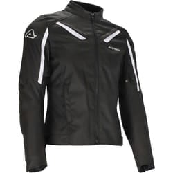 Acerbis X-Mat Giacca tessile da donna moto, nero-bianco, dimensione XL per donne