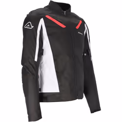 Acerbis X-Mat Giacca tessile da donna moto, nero-bianco, dimensione XL per donne - Vista aggiuntiva 3
