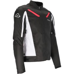 Acerbis X-Mat Giacca tessile da donna moto, nero-bianco, dimensione 2XL per donne