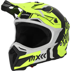 Acerbis Profile 5 Casco Motocross, nero-giallo, dimensione S per uomo