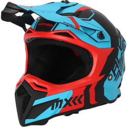 Acerbis Profile 5 Casco Motocross, rosso-blu, dimensione XS per uomo
