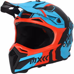 Acerbis Profile 5 Casco Motocross, rosso-blu, dimensione XS per uomo