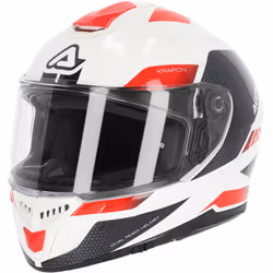 Acerbis Krapon 2024 Casco, bianco-rosso, dimensione M per uomo