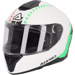 Acerbis Krapon 2024 Casco, bianco, dimensione M per uomo