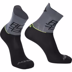 Acerbis MTB Light Calzini da bicicletta, grigio-giallo, dimensione S M per uomo