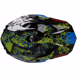 Acerbis Linear Graphic Casco da motocross, nero-bianco-rosso, dimensione L per uomo