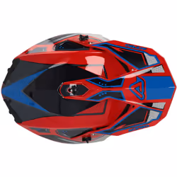 Acerbis Linear Graphic 2024 Casco da motocross, rosso-blu, dimensione XS per uomo