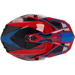 Acerbis Linear Graphic 2024 Casco da motocross, rosso-blu, dimensione XS per uomo