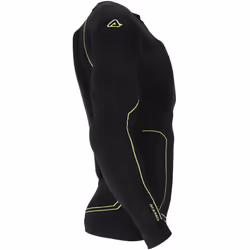 Acerbis Density Giacca protettiva, nero-giallo, dimensione S M per uomo