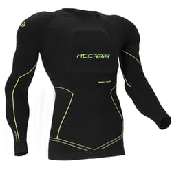 Acerbis Density Giacca protettiva, nero-giallo, dimensione L XL per uomo