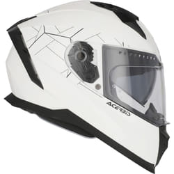 Acerbis X-Way Solid Casco, bianco, dimensione S per uomo