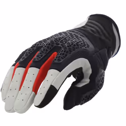 Acerbis Crossover Motorradhandschuhe, nero-grigio-rosso, dimensione XL per uomo