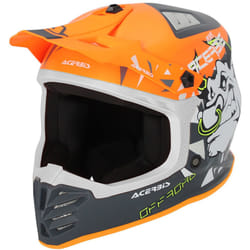 Acerbis Profile Casco da motocross per ragazzi, arancione, dimensione M