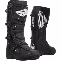 Acerbis Artiglio Stivali da motocross, nero-bianco, dimensione 44 per uomo