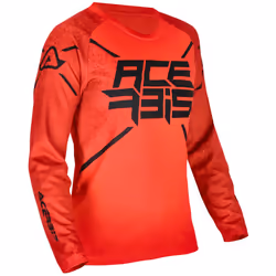 Acerbis MX J-Kid 5 Maglia Motocross Bambino, nero-rosso, dimensione L per bambini