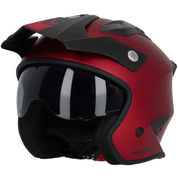 Acerbis Aria Metallic Casco Jet, rosso, dimensione XL per uomo