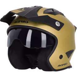 Acerbis Aria Metallic Casco Jet, oro, dimensione XS per uomo