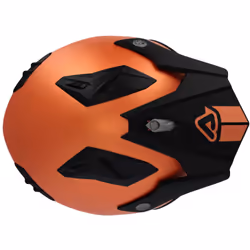 Acerbis Aria Metallic Casco Jet, arancione, dimensione M per uomo