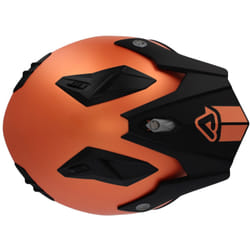 Acerbis Aria Metallic Casco Jet, arancione, dimensione M per uomo