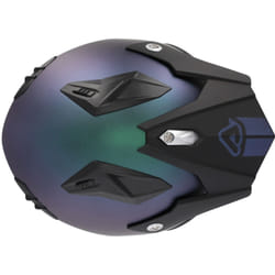 Acerbis Aria Metallic Casco Jet, verde-porpora, dimensione XL per uomo