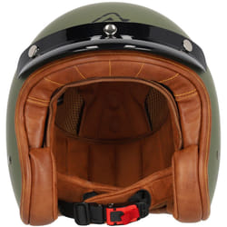 Acerbis Skodela Casco Jet, verde, dimensione XS per uomo