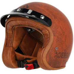 Acerbis Skodela Casco Jet, marrone, dimensione XS per uomo