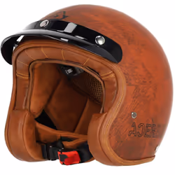 Acerbis Skodela Casco Jet, marrone, dimensione L per uomo