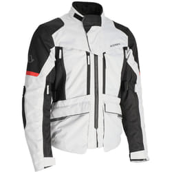 Acerbis X-Rover impermeabile Moto Tessile Giacca, nero-grigio-rosso, dimensione XL per uomo