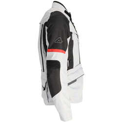 Acerbis X-Rover impermeabile Moto Tessile Giacca, nero-grigio-rosso, dimensione M per uomo