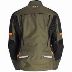 Acerbis X-Rover impermeabile Moto Tessile Giacca, verde-arancione, dimensione M per uomo
