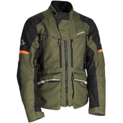 Acerbis X-Rover impermeabile Moto Tessile Giacca, verde-arancione, dimensione XL per uomo