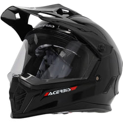 Acerbis Rider Solid Casco da motocross per ragazzi, nero, dimensione XL
