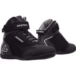 Acerbis First Step waterproof Scarpe da moto, nero, dimensione 43 per uomo