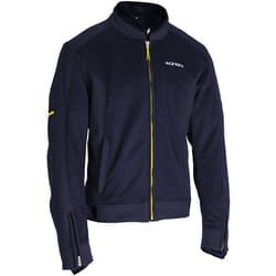 Acerbis Gordon impermeabile Moto Tessile Giacca, blu-giallo, dimensione M per uomo