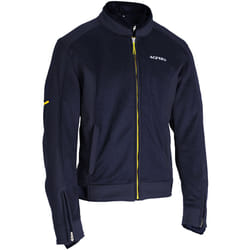 Acerbis Gordon impermeabile Moto Tessile Giacca, blu-giallo, dimensione XL per uomo