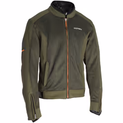 Acerbis Gordon impermeabile Moto Tessile Giacca, verde-arancione, dimensione L per uomo