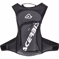 Acerbis Acqua Logo 5L Zaino di idratazione, nero-bianco per uomo