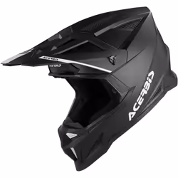 Acerbis T711 Casco da motocross, nero, dimensione L per uomo