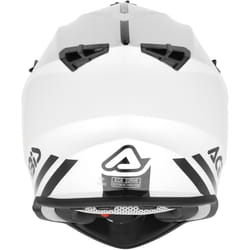 Acerbis Linear Solid Casco da motocross, nero-bianco, dimensione 2XL per uomo