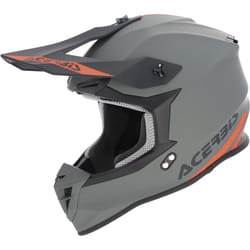 Acerbis Linear Solid Casco da motocross, grigio, dimensione M per uomo