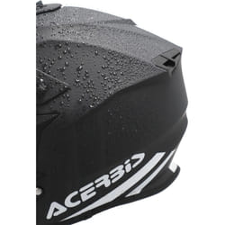 Acerbis Linear Solid Casco da motocross, nero, dimensione L per uomo