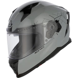 Acerbis X-Way Solid Casco, grigio, dimensione L per uomo