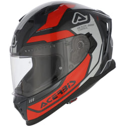 Acerbis X-Way Graphic Logo Casco, grigio-arancione, dimensione XS per uomo