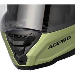 Acerbis Rider Graphic Casco, nero-verde, dimensione XS per uomo