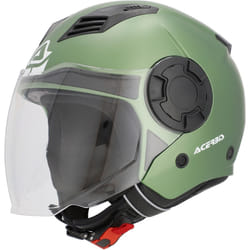 Acerbis Vento Casco Jet, verde, dimensione M per uomo