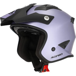 Acerbis Aria Metallic Casco Jet, porpora, dimensione L per uomo