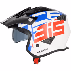 Acerbis Jet Aria Graphic Casco Jet, bianco-rosso-blu, dimensione XS per uomo - Vista aggiuntiva 10