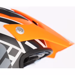 Acerbis Jet Aria Graphic Casco Jet, nero-arancione, dimensione M per uomo